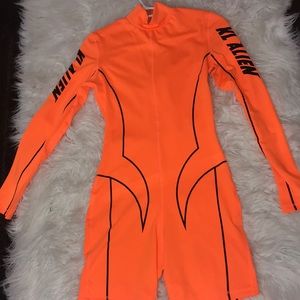 New in fashion neon suit